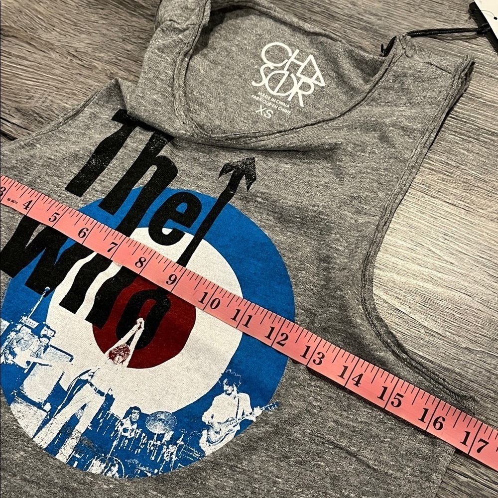 Chaser NWT “The Who” Graphic Muscle Tank | Vintage Rock Band Tee - Picture 9 of 11